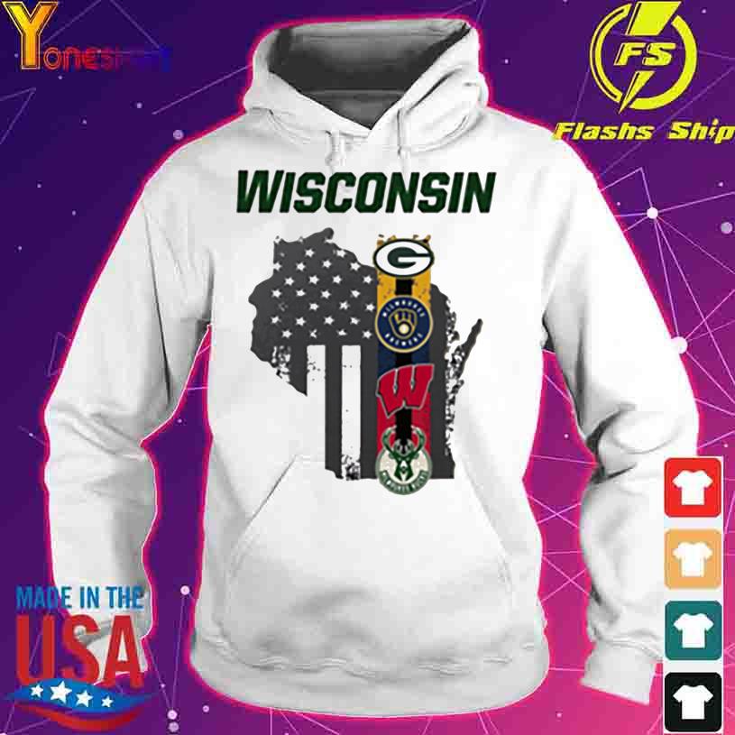 Milwaukee Bucks Map logo T-shirt, hoodie, sweater, long sleeve and