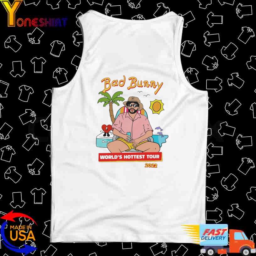 Yesterday's Fits Bad Bunny World's hottest Tour 2022 Tee