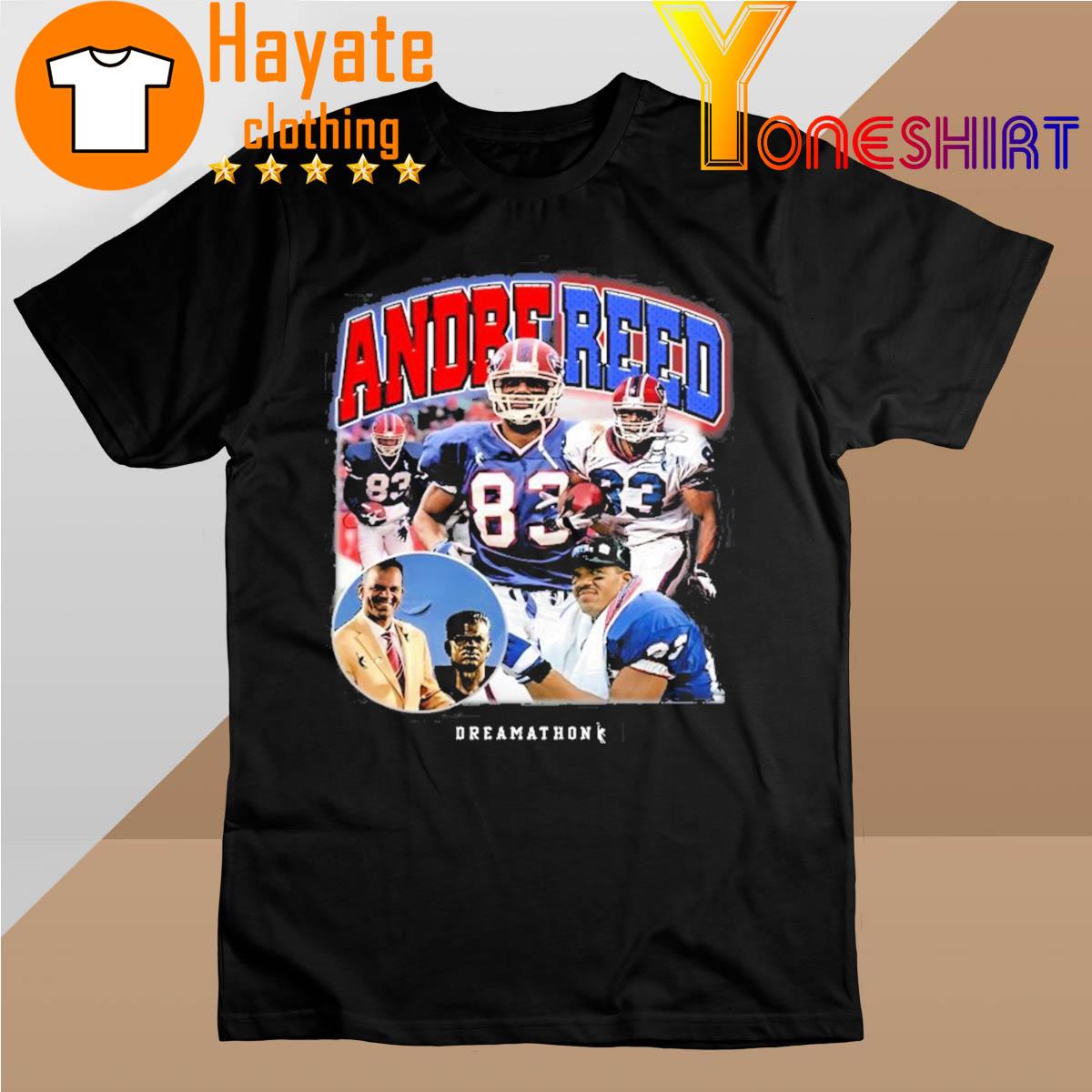 Official Buffalo Bills Andre Reed Dreamathon shirt