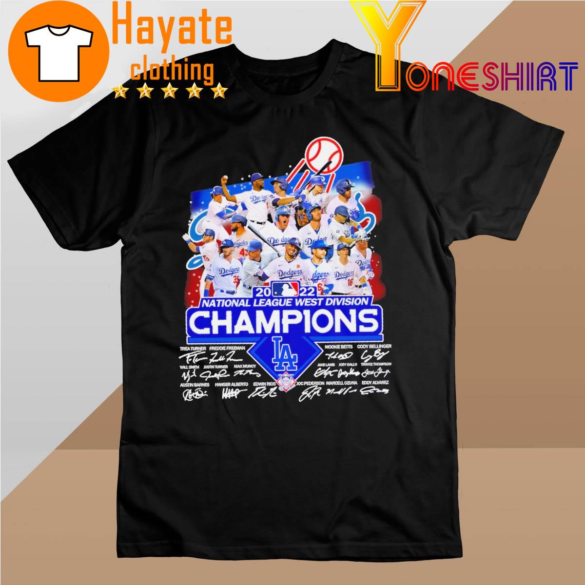 Los Angeles Dodgers baseball NL West Division Champions 2022 shirt -  Kingteeshop