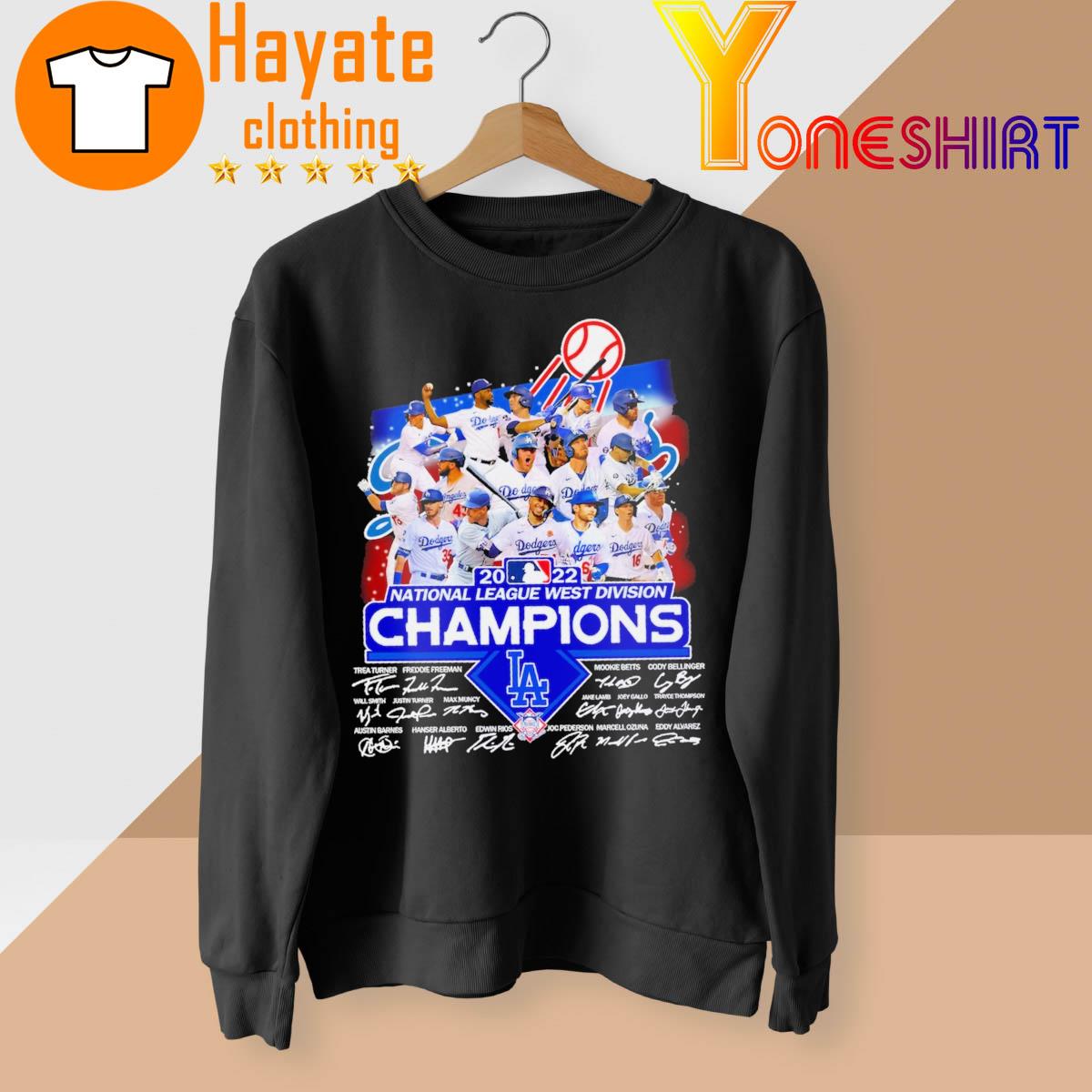 The Los Angeles Dodgers 1974-2023 NL West Division Champions shirt