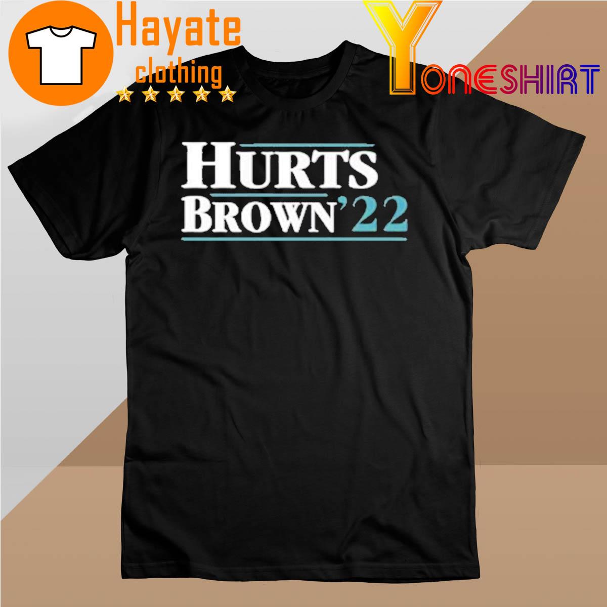 Pamela Hurts Jalen Hurts A.J Brown Hurts Brown 22 shirt