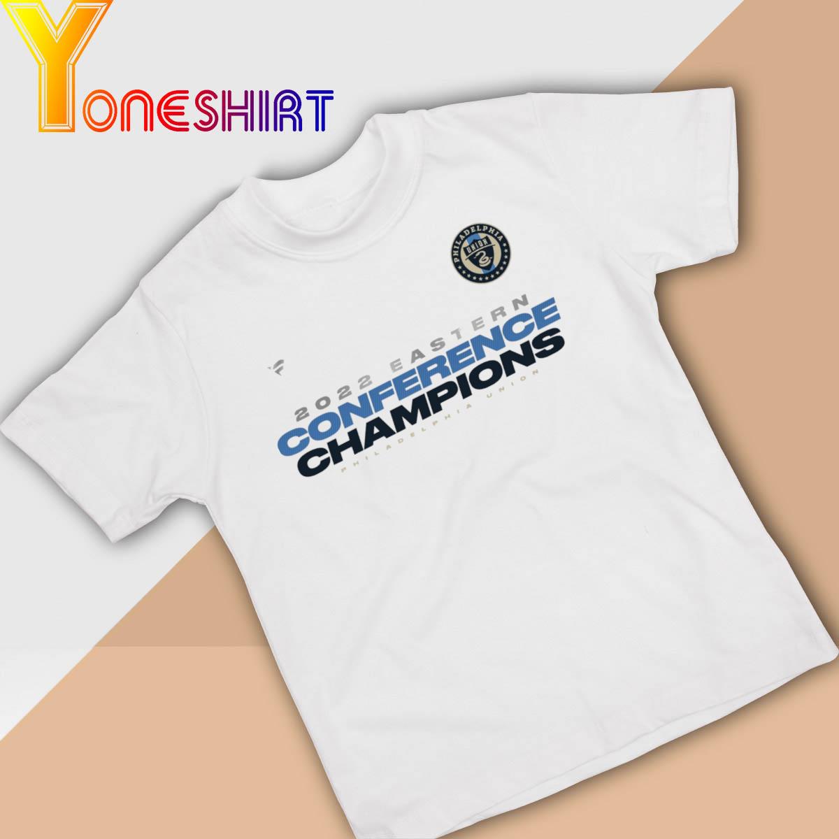 Philadelphia Union Fanatics Branded Youth 2022 MLS Eastern Conference Champions shirt