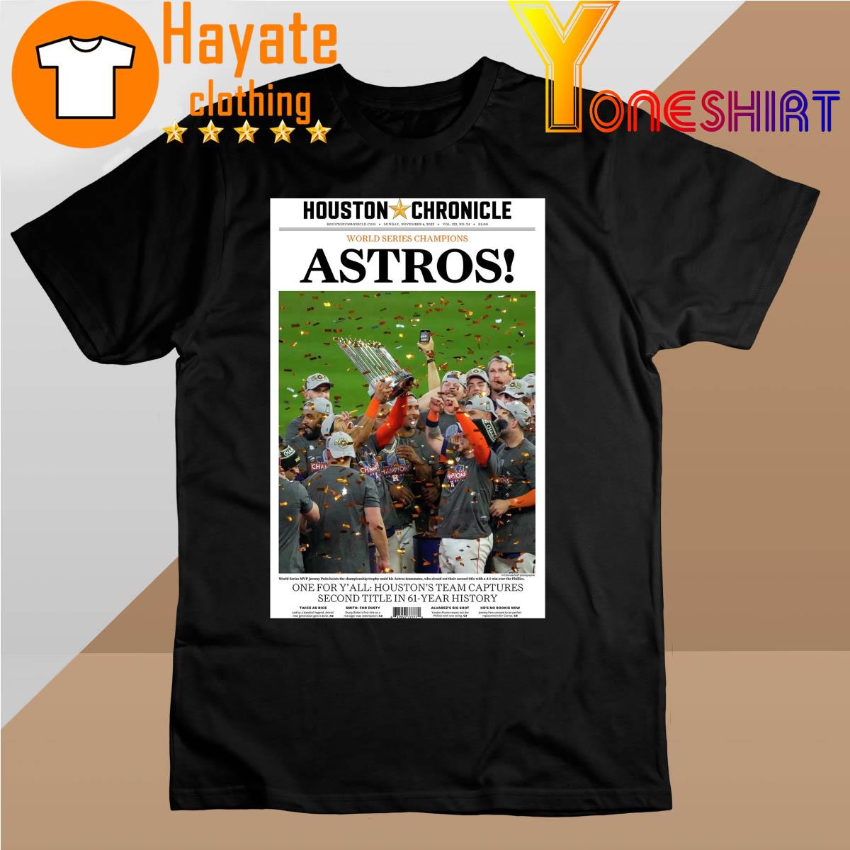 Houston Chronicle World Series Champions Astros 2022 shirt
