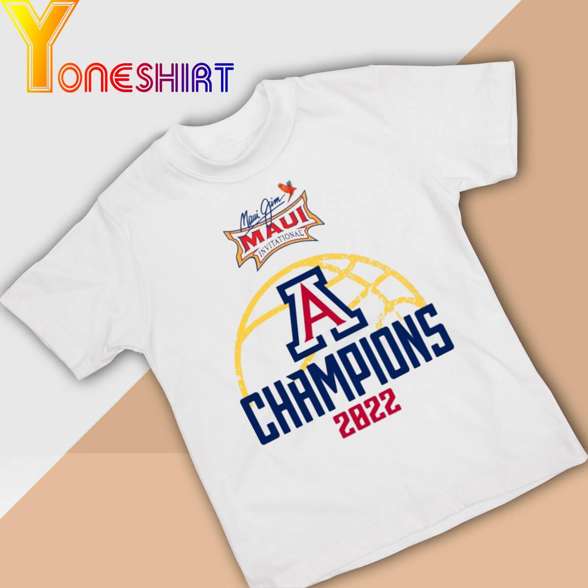 Arizona Maui Invitational Champions 2022 Shirt
