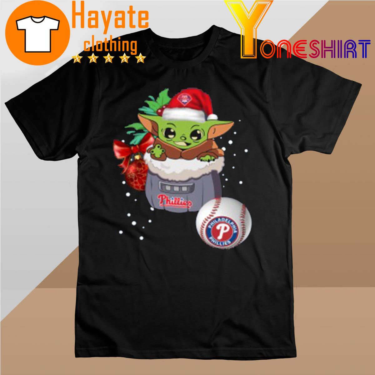 Baby Yoda Tree Phillies Christmas 2022 shirt