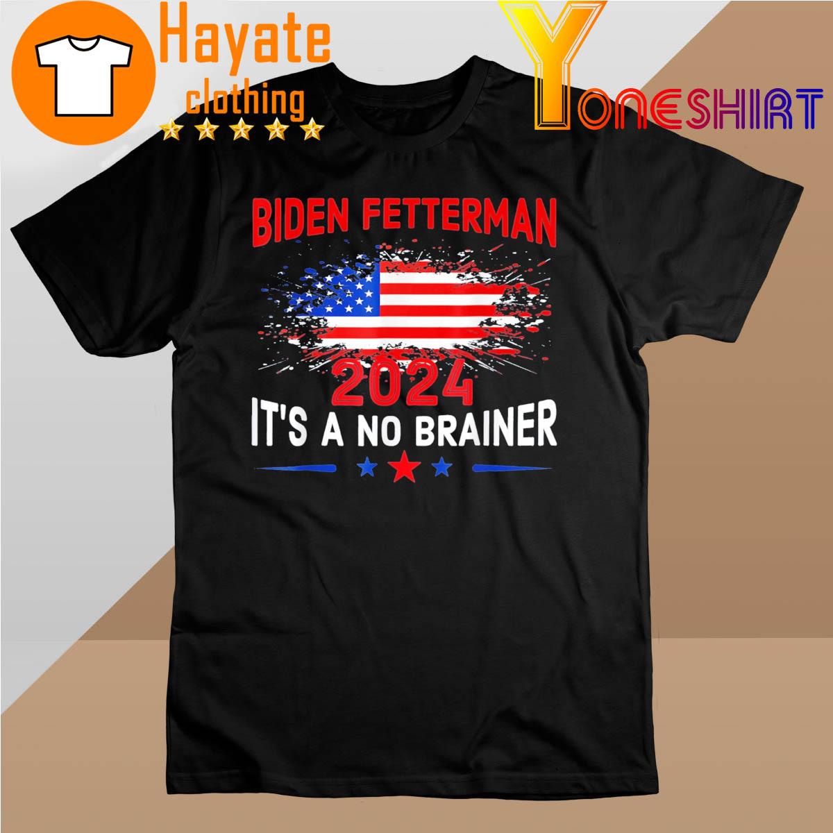 Biden Fetterman 2024 American Flag Shirt