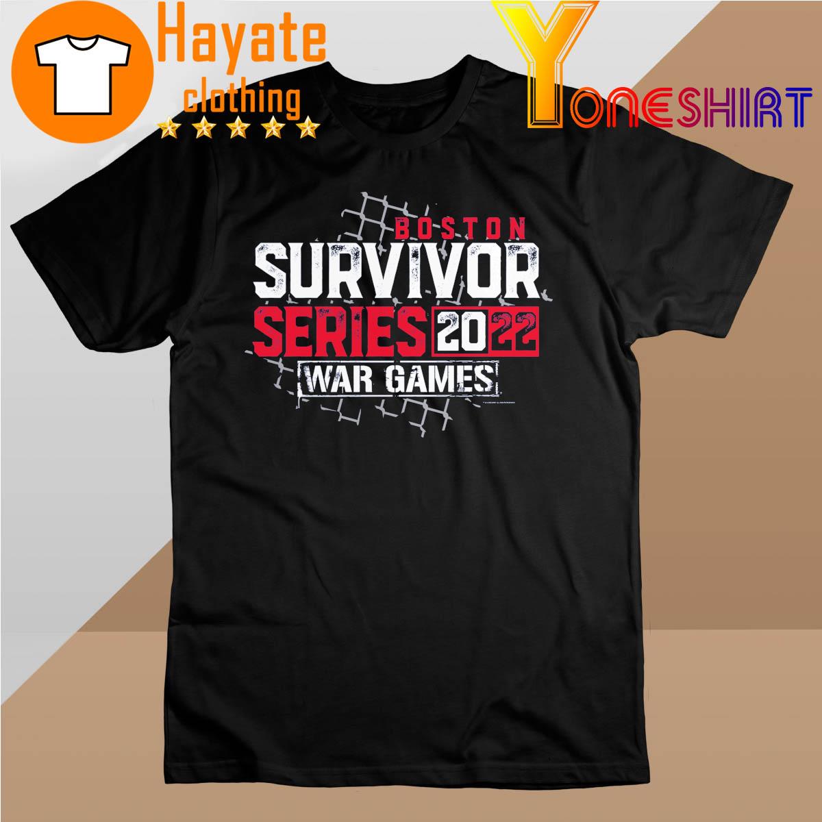 Boston Survivor Series 2022 War Game shirt