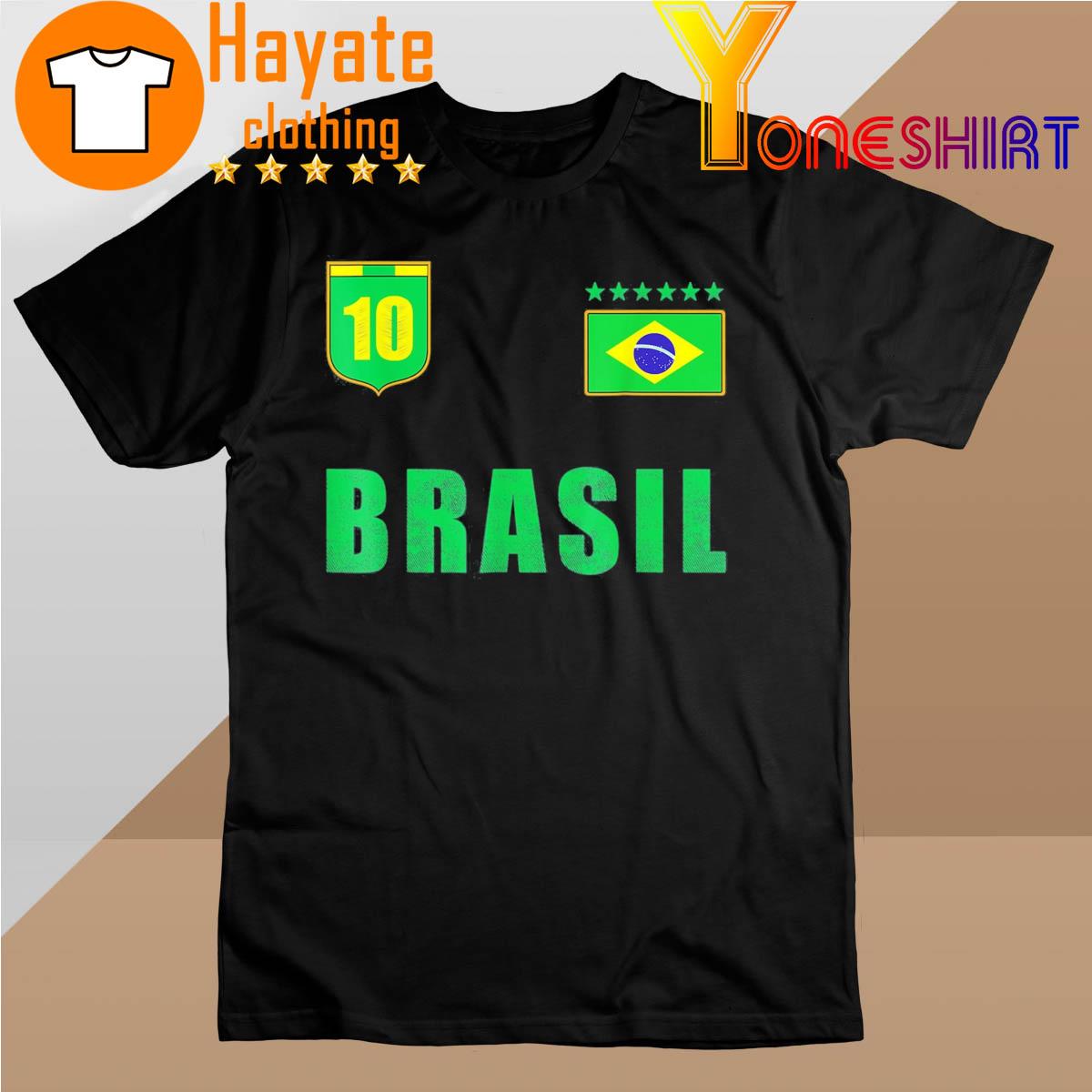 Brazil Jersey Number ten Brazilian Futebol Soccer Shirt