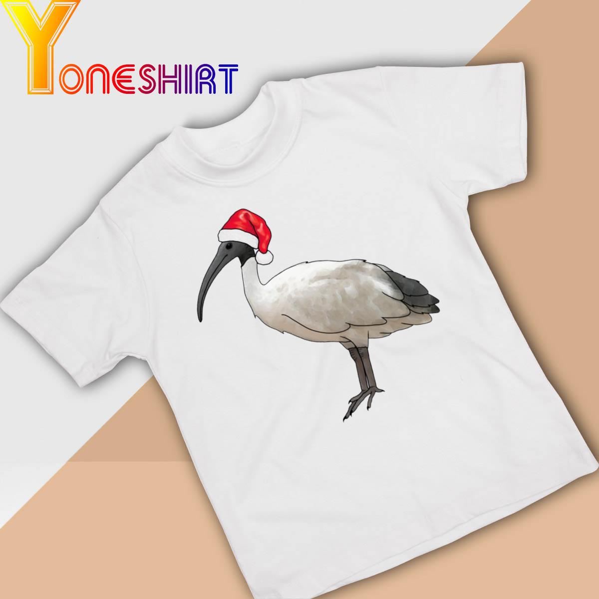 Christmas Bin Chicken Funny Santa Hat 2022 shirt