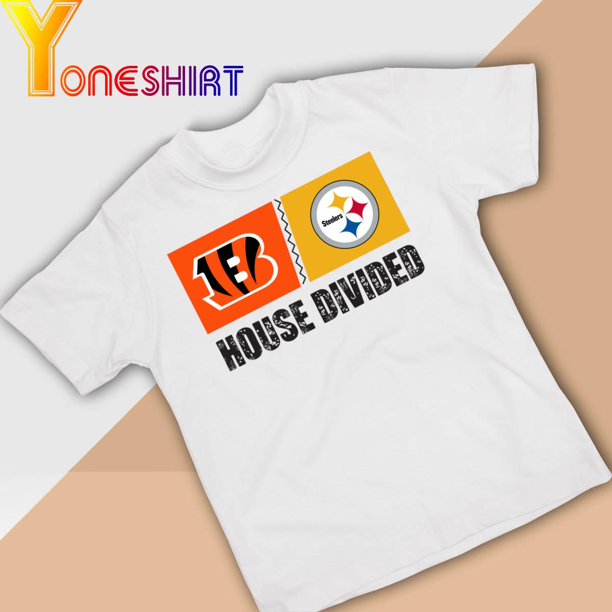 Cincinnati Bengals vs Pittsburgh Steelers House Divided shirt