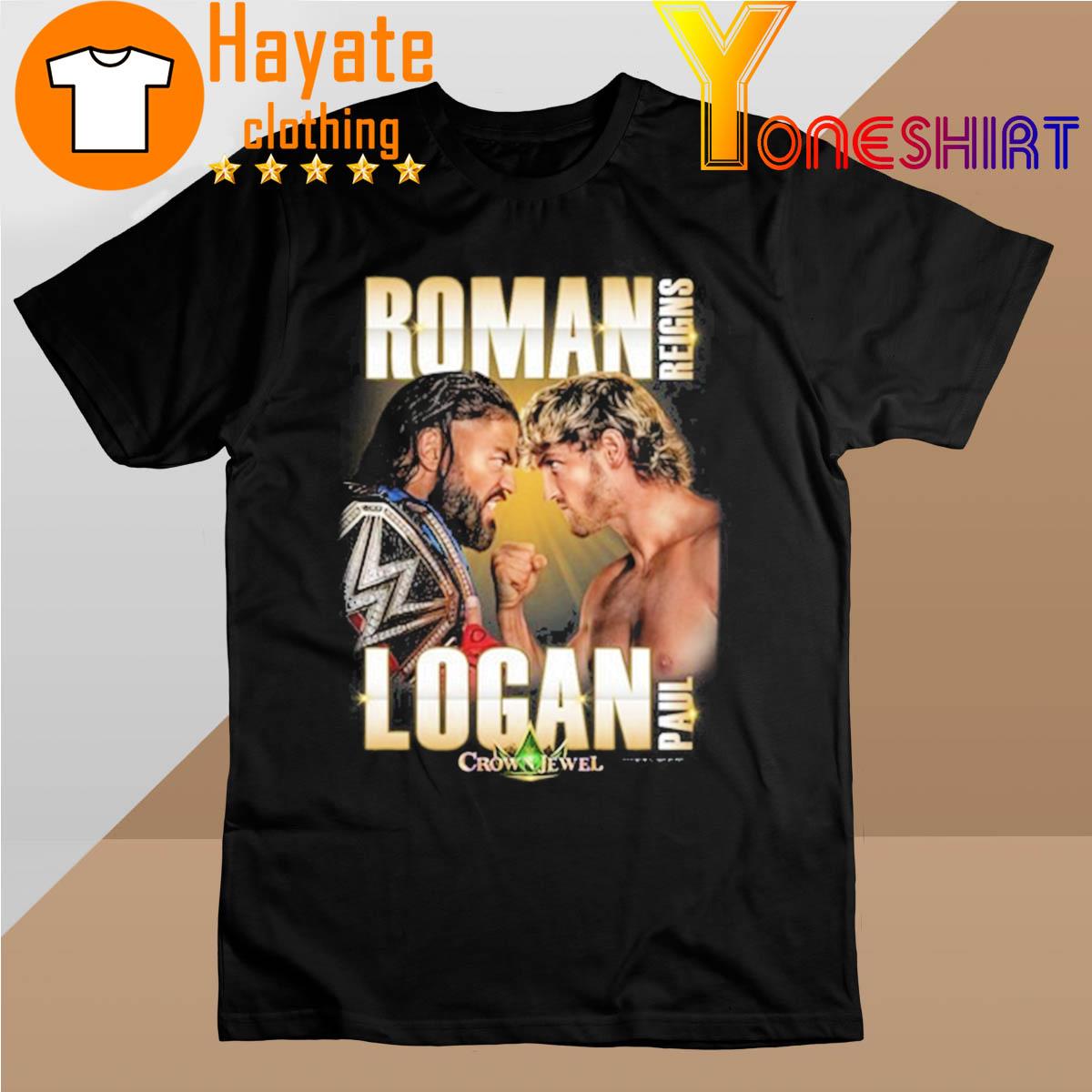 Crown Jewel Roman Reigns vs Logan Paul Shirt