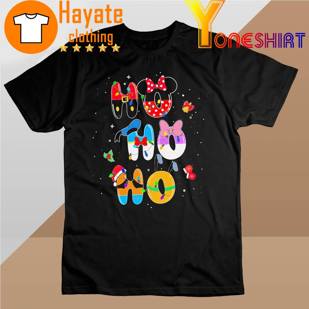 Cute Mickey and Friends Custom HO HO HO Christmas 2022 Shirt