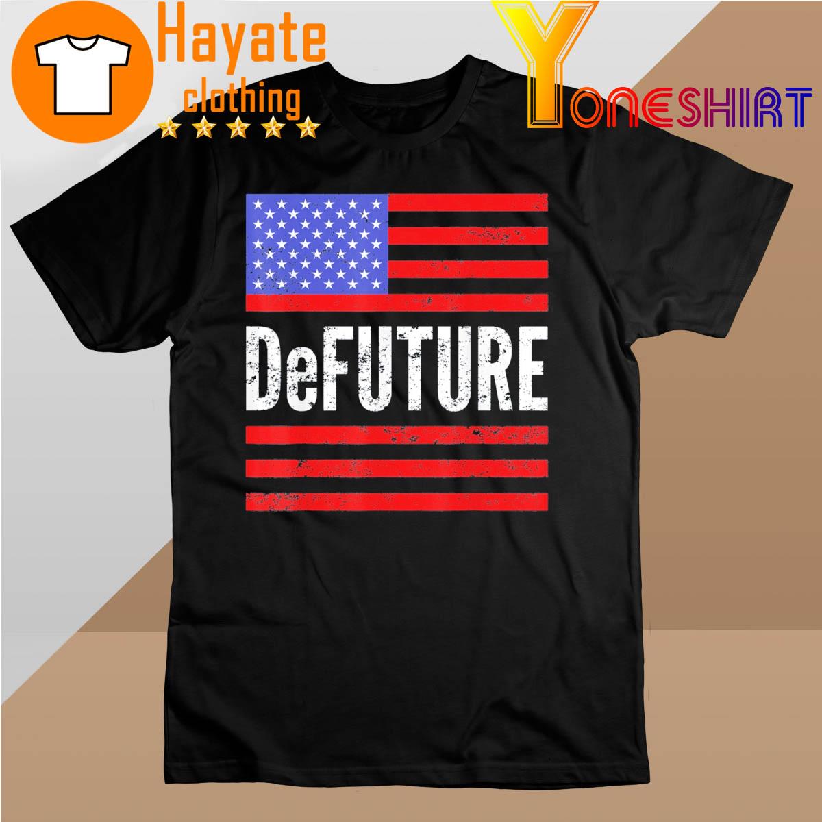 DeFUTURE Ron Desantis American Flag Florida Vintage T-Shirt