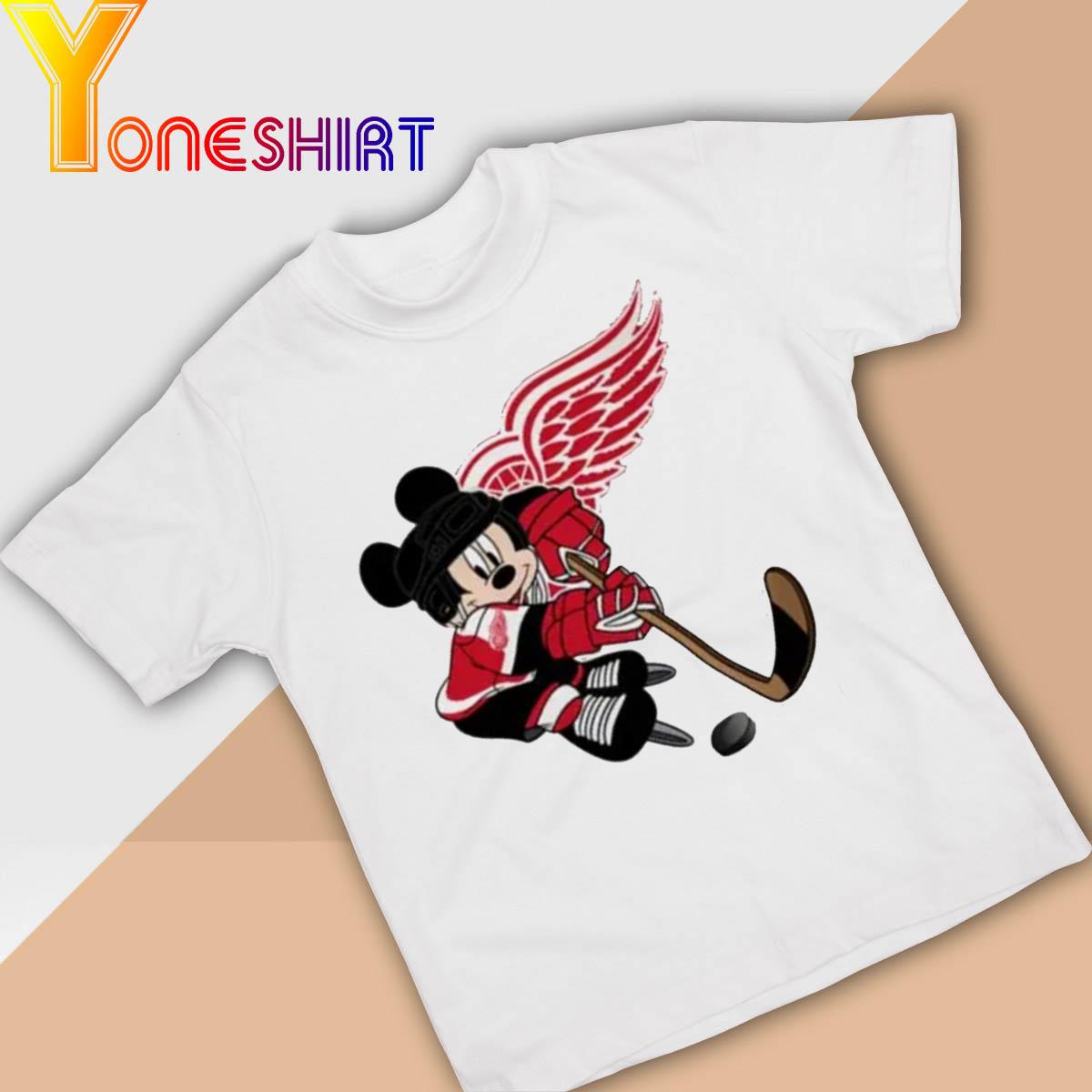 Detroit Red Wings Hockey Fan Mickey Shirt