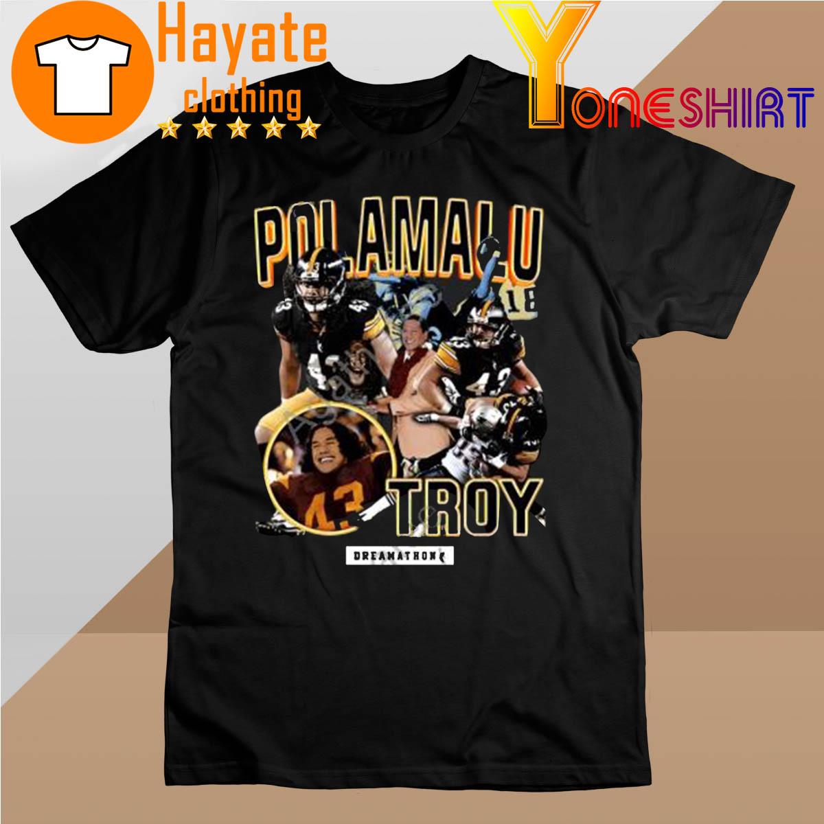 Dreamathon Merch Troy Polamalu Pitt Dreams shirt