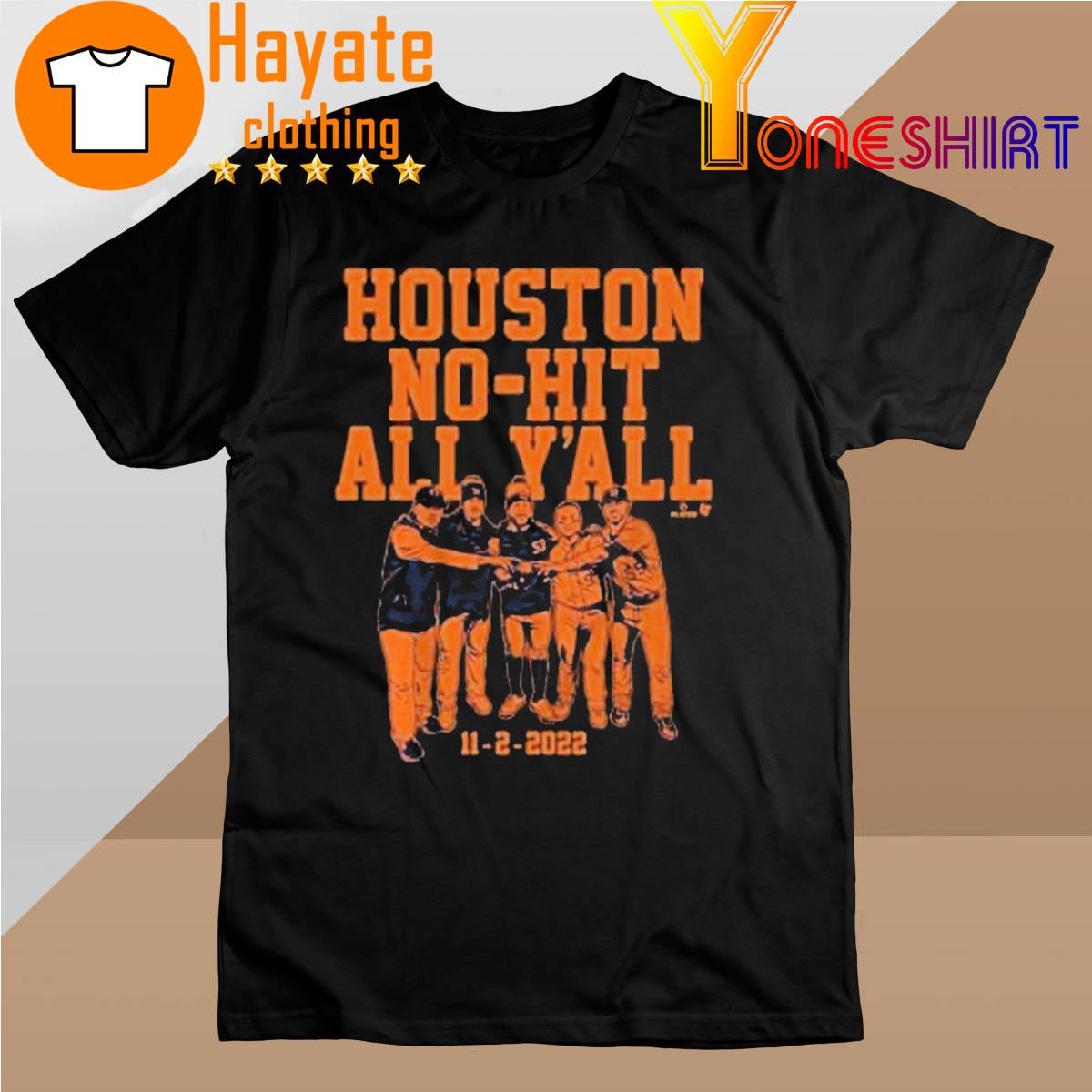 Houston No-Hit All Y’all Tee Shirt