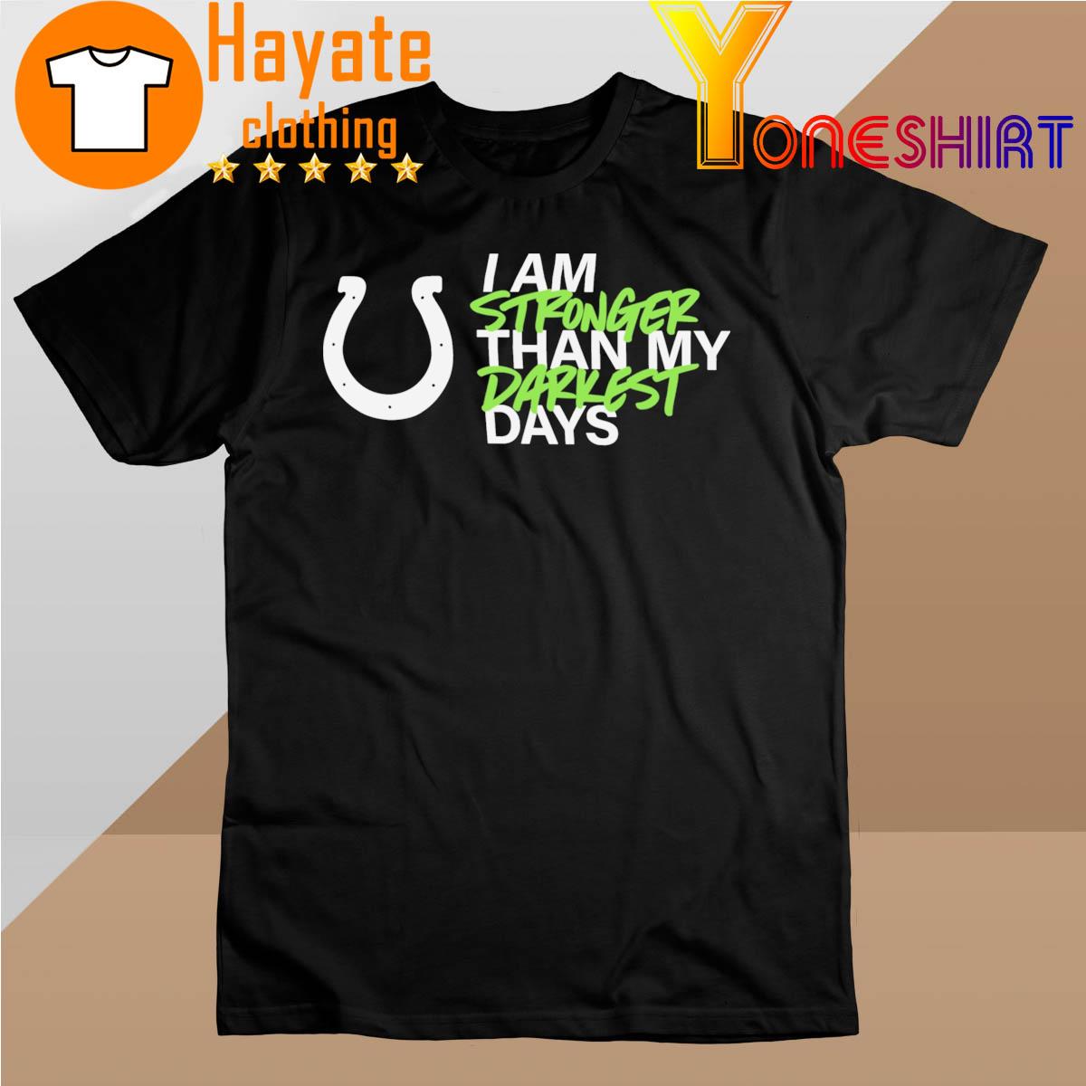 Indianapolis Colts '47 Black Kicking the Stigma shirt
