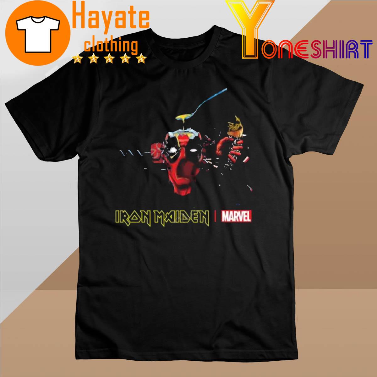 Iron Maiden X Marvel Can I Play With Madness Deadpool shirt