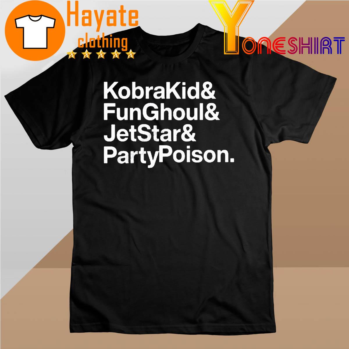 Kobrakid Funghoul Jetstar Partypoison shirt