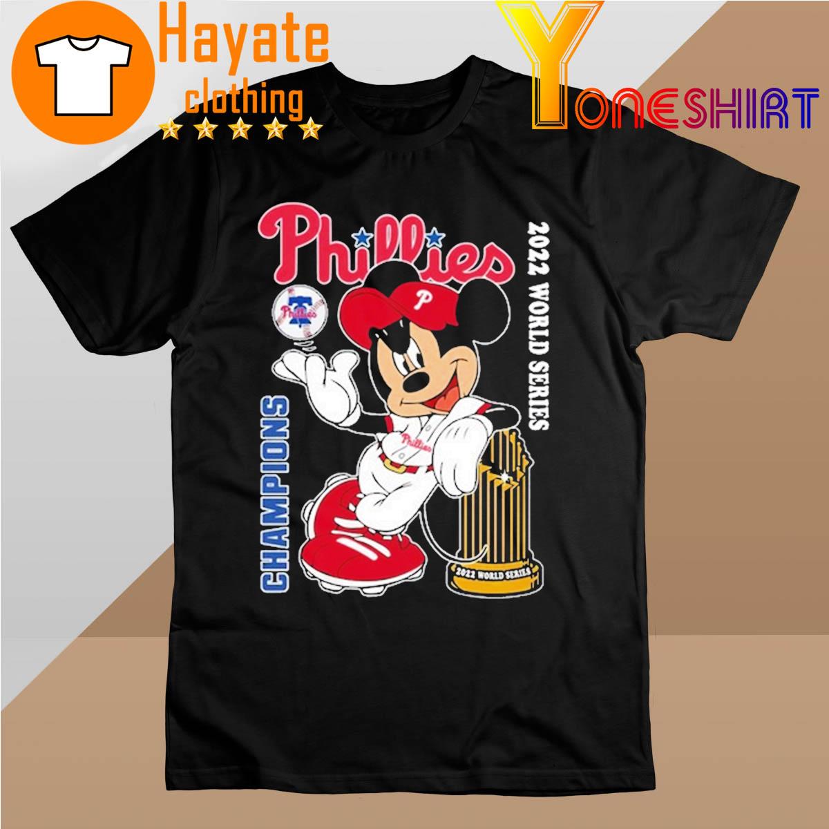 Mickey Mouse Philadelphia Phillies 2022 World Series Champions shirt