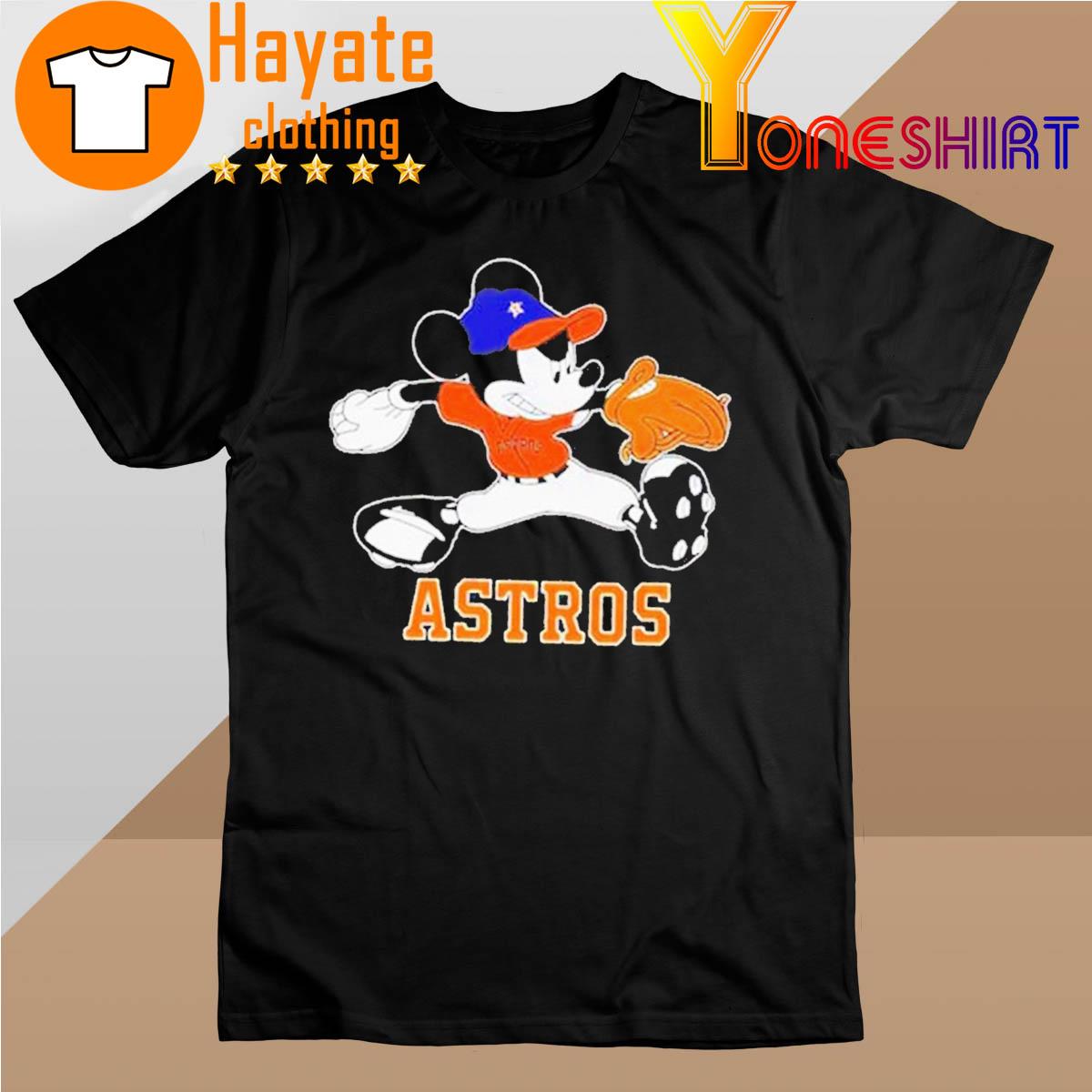Mickey mouse pitching Houston Astros 2022 shirt