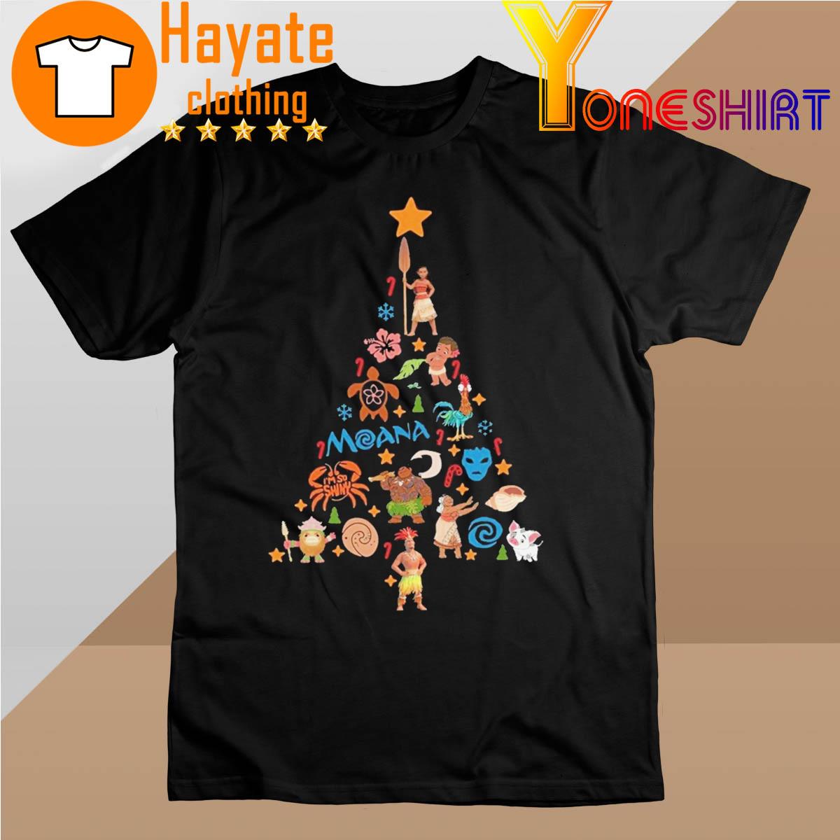 Moana Christmas Tree 2022 shirt
