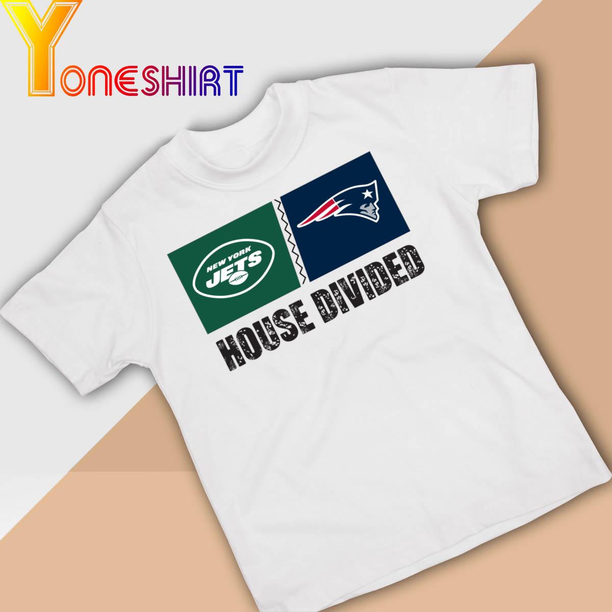 New York Jets vs New England Patriots House Divided shirt