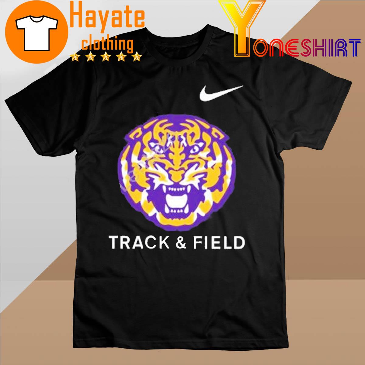 Nike Lsu Logo Track and Field Shirt
