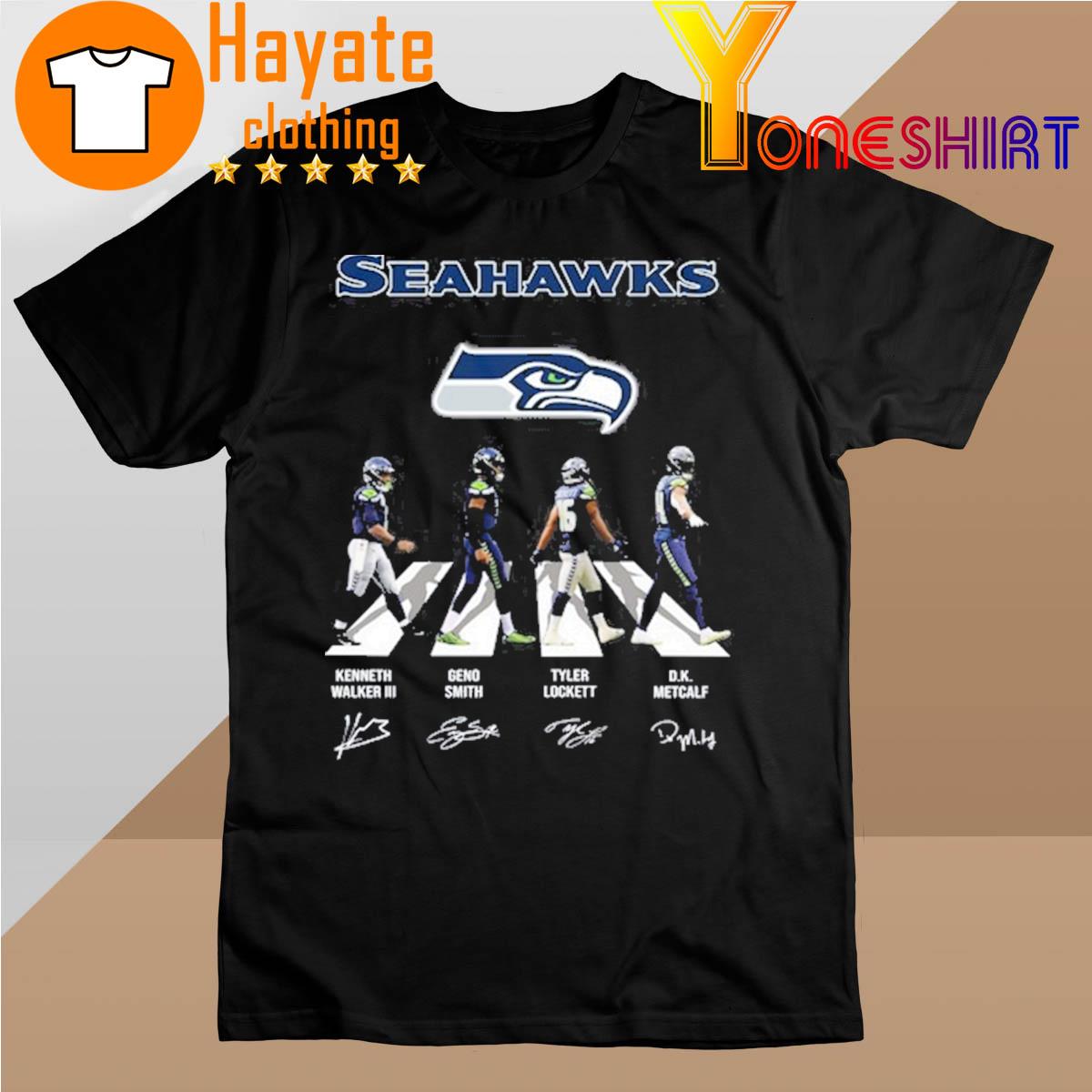 Official The Seahawks Abbey Road signatures 2022 shirt