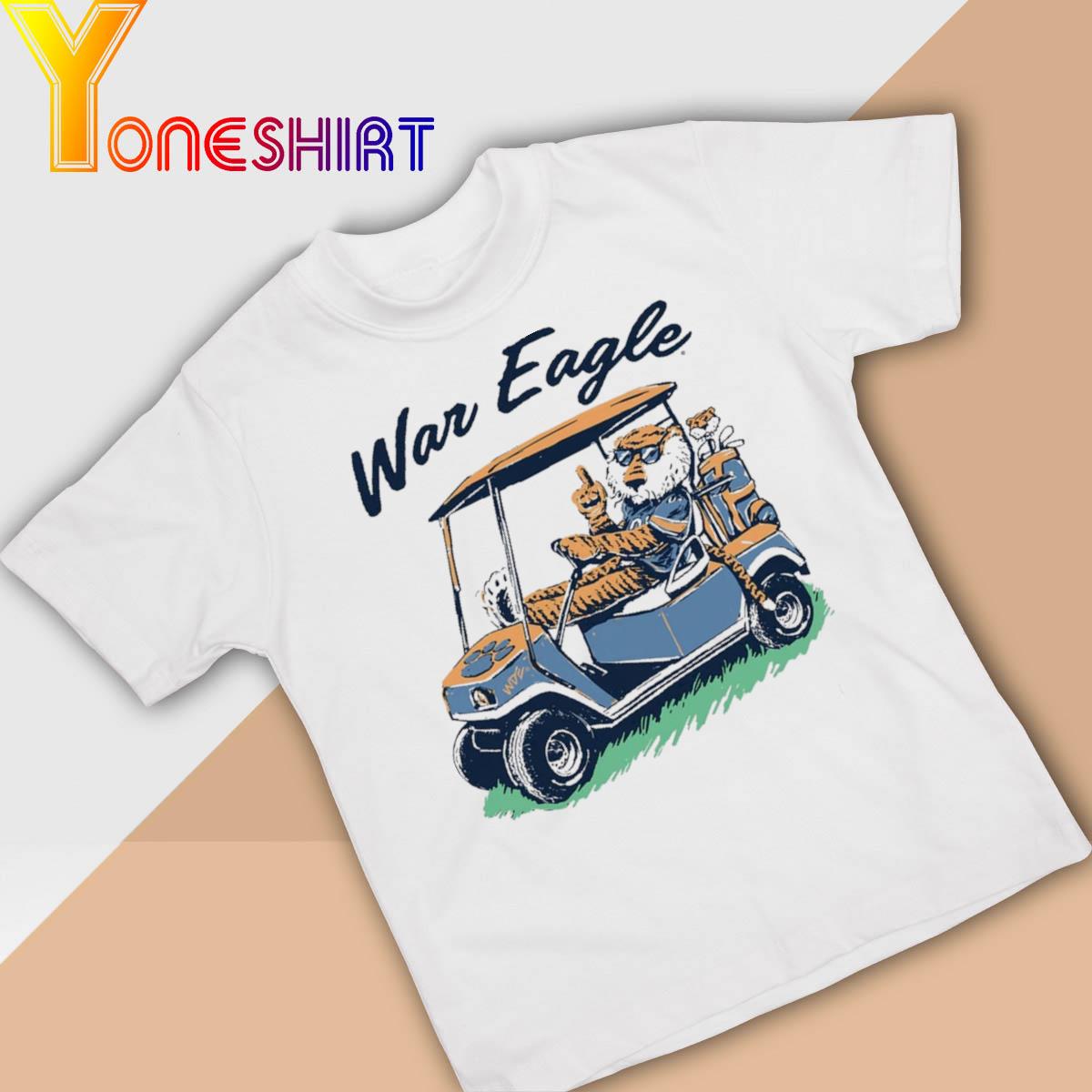 Official War Eagle Aubie Golf Cart shirt
