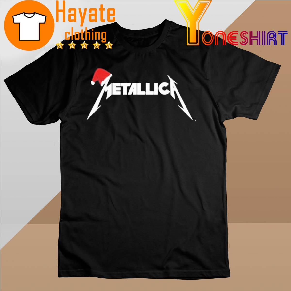 Santa Hat Metallica Christmas 2022 shirt