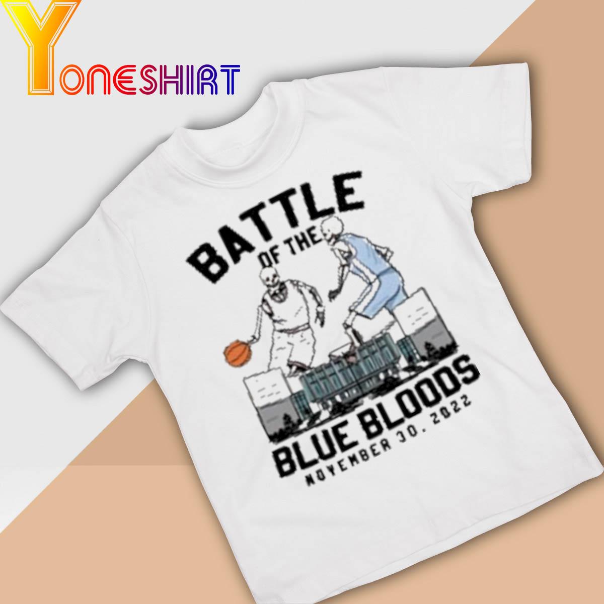 Skeleton Battle Of The Blue Bloods 2022 Shirt