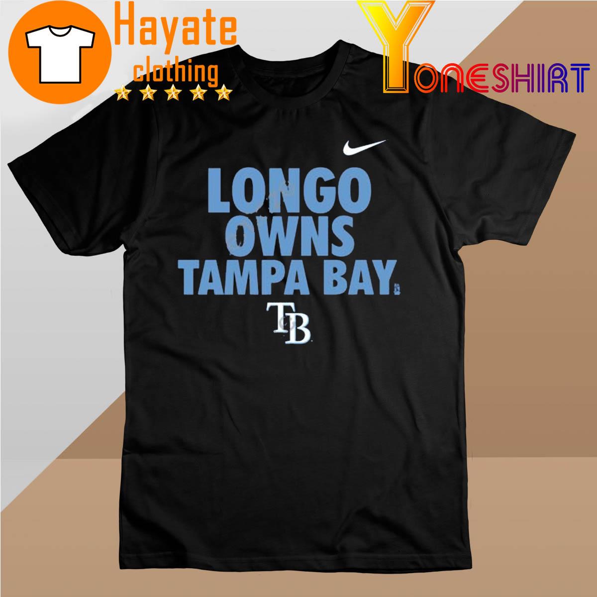 Tampa Bay Rays MLB Longo Owns Tampa Bay shirt