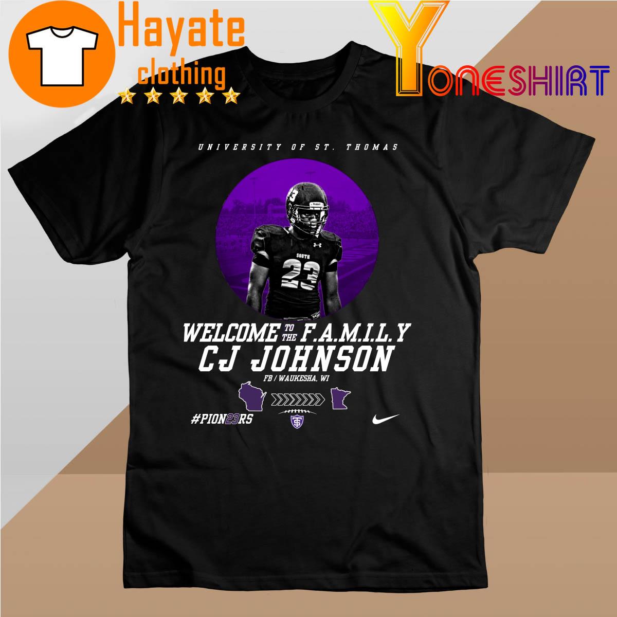Welcome to the Family CJ Johnson 2022 shirt