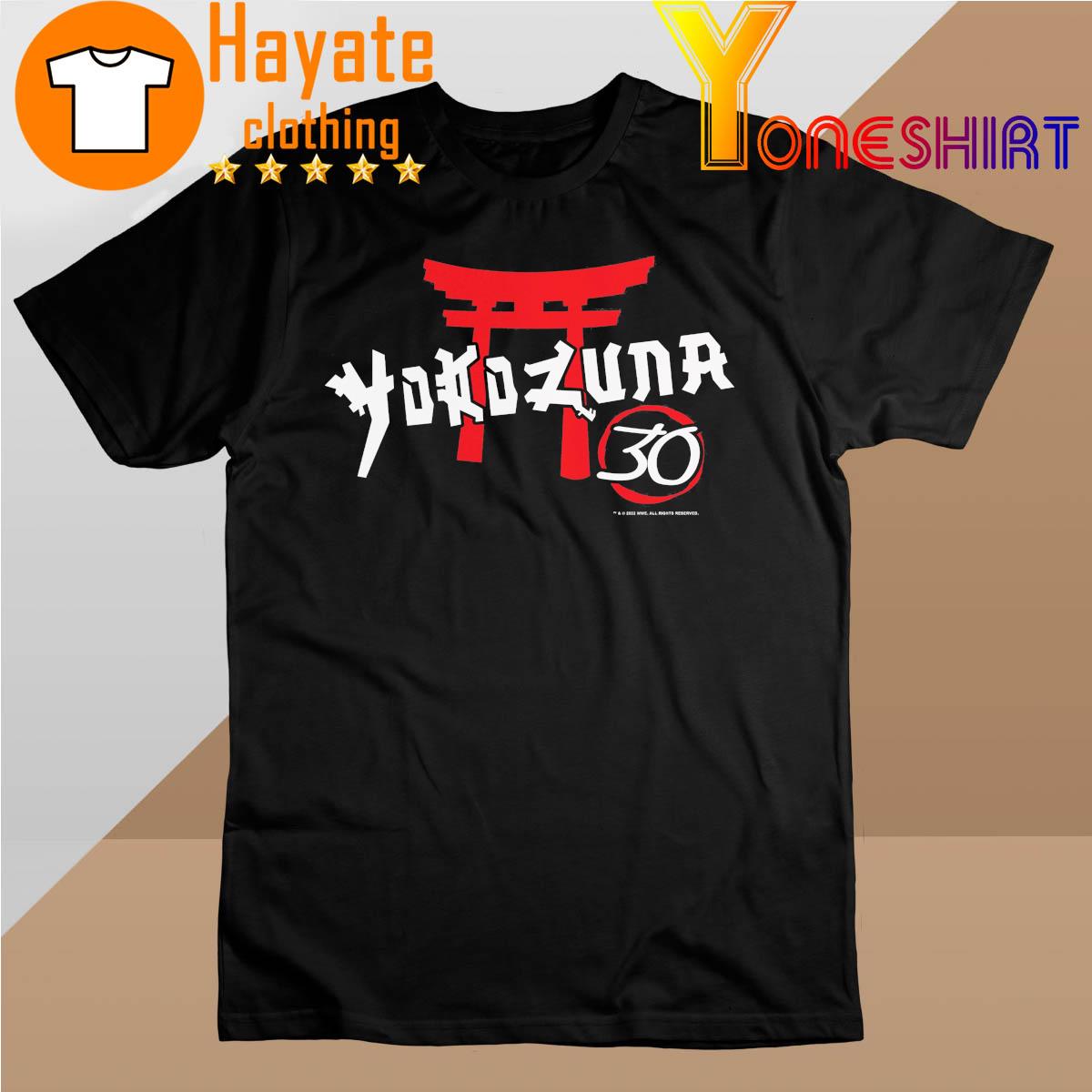 Yokozuna Fanatics Branded 30 Years shirt
