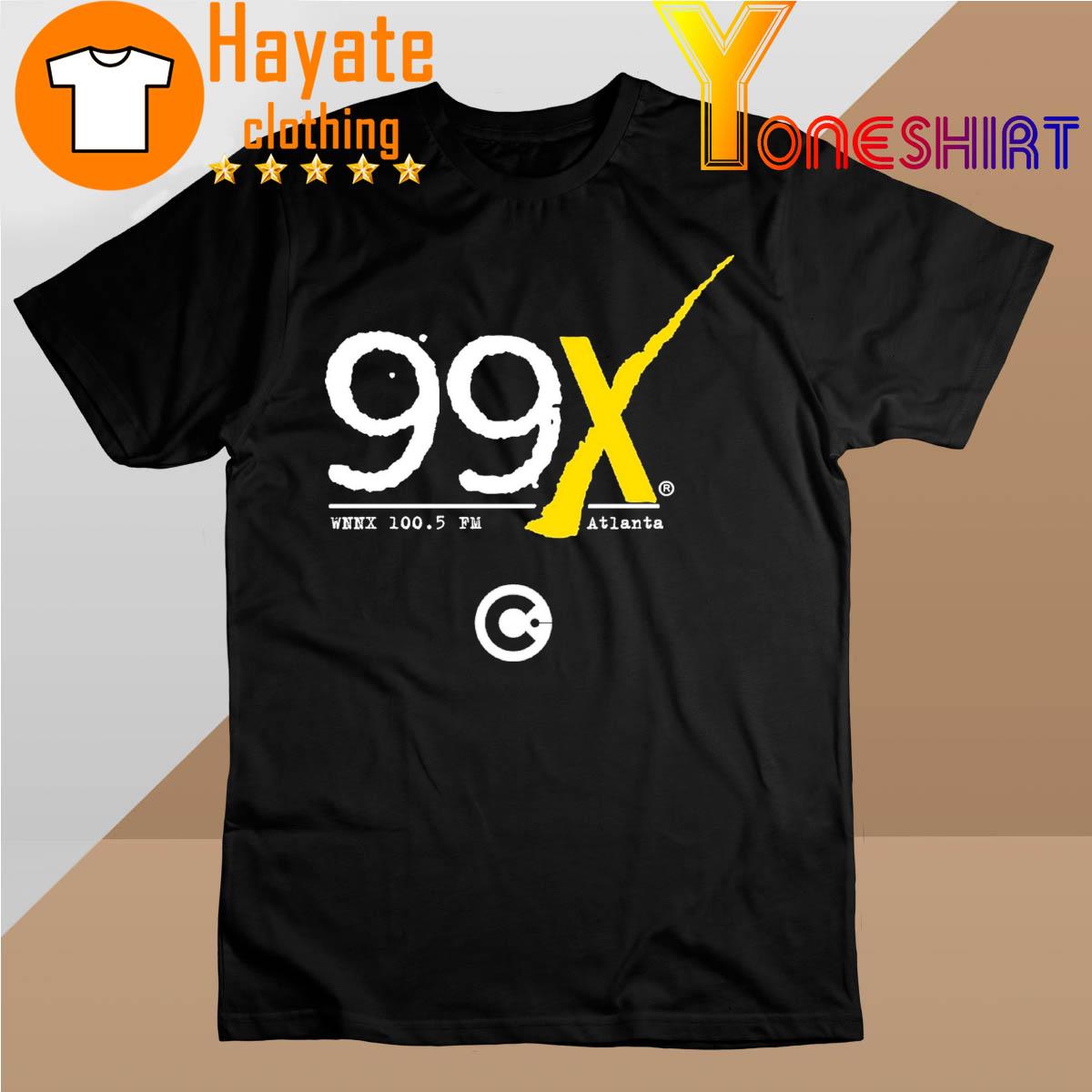 99X Wnnx 100.5 Fm Atlanta shirt