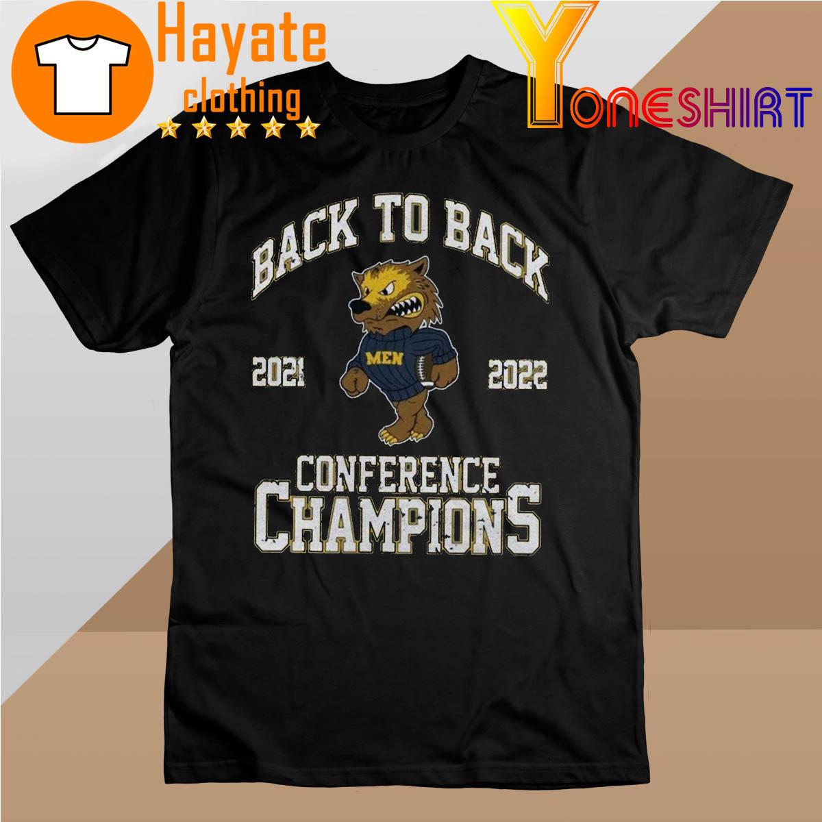 Back to Back 2021-2022 Michigan Wolverines Conference Champions shirt
