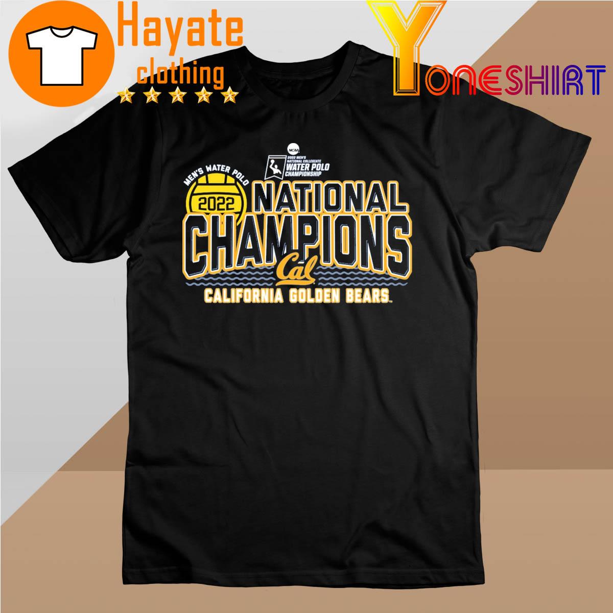 California Golden Bears Men's water Polo 2022 National Champions Cal shirt