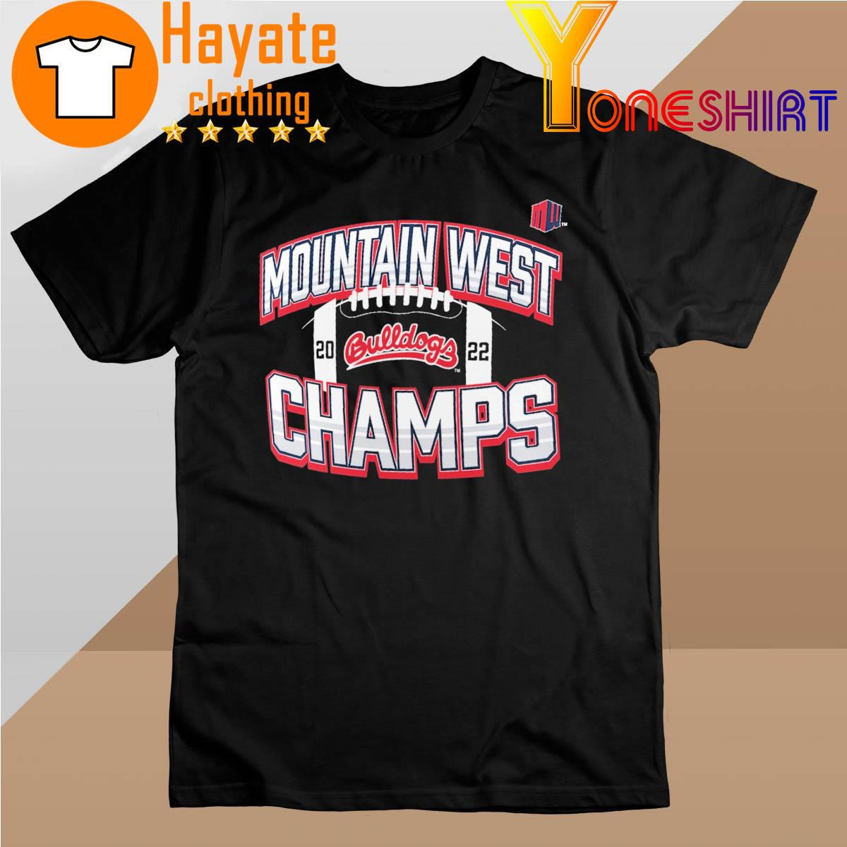 Fresno State Bulldogs Mountain West Champs 2022 shirt