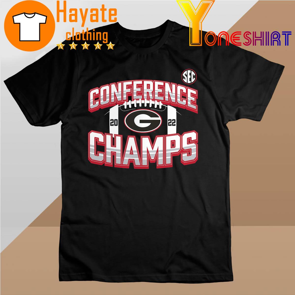 Georgia Bulldogs 2022 SEC Conference Champions Shirt