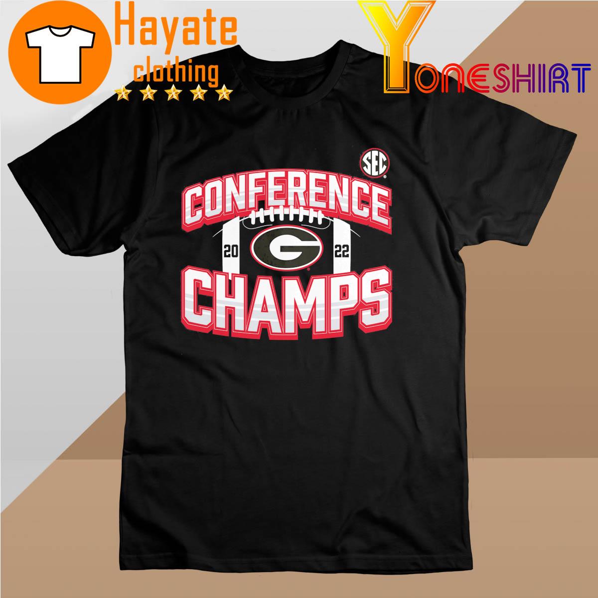 Georgia Bulldogs SEC Conference Champs 2022 shirt
