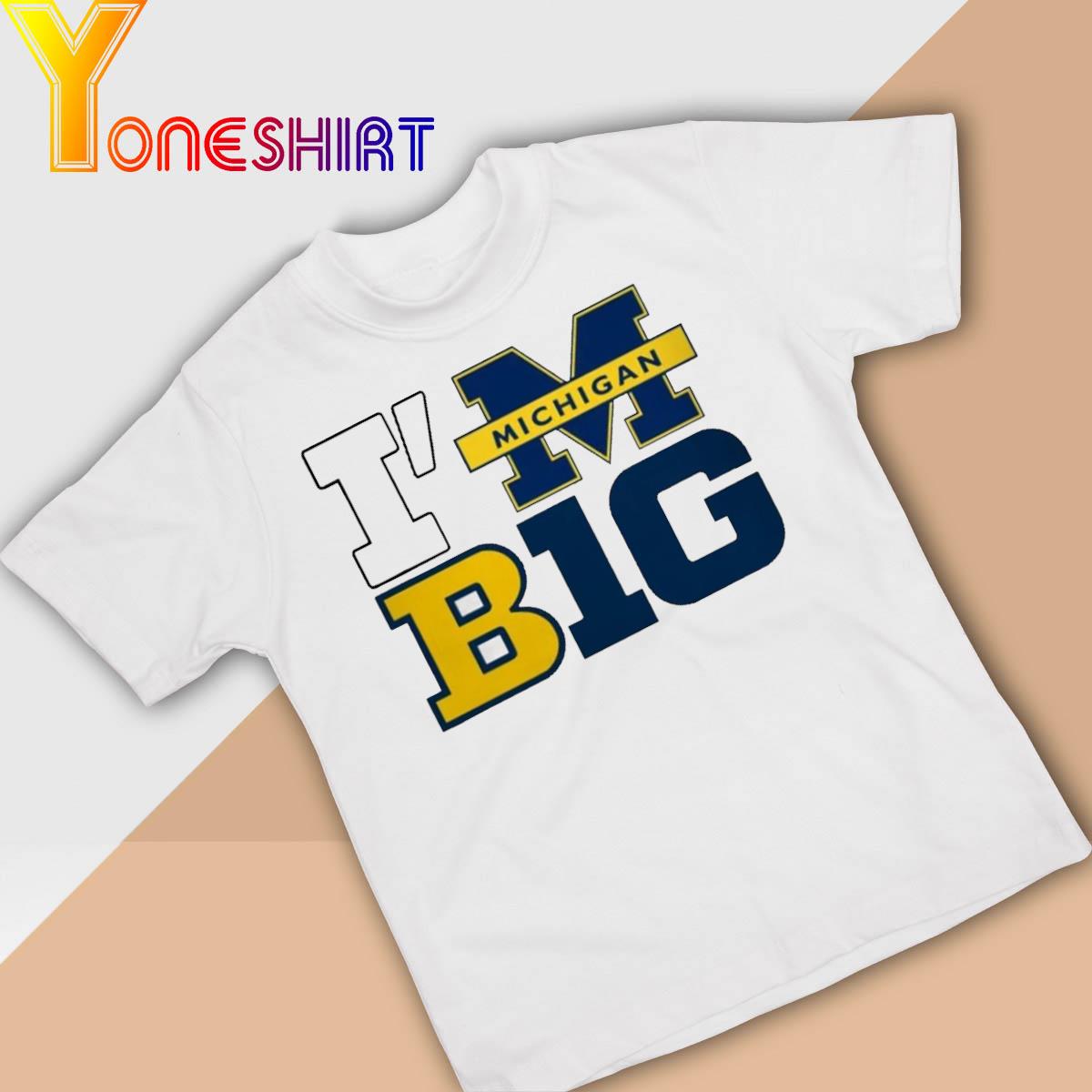 Michigan Back-To-Back Big Ten Championship 2022 I'm A Bigfan Football Big Ten Champions shirt