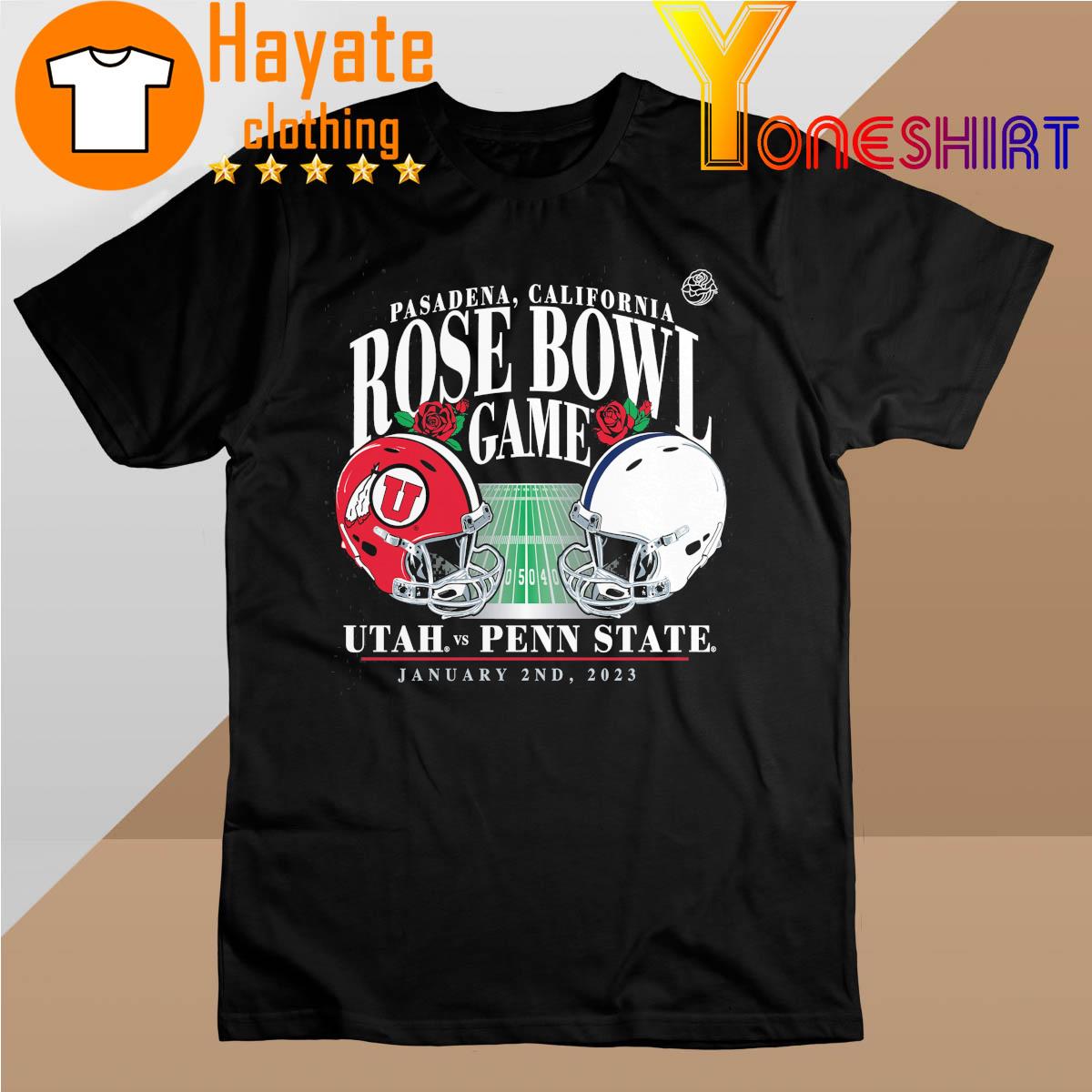 Pasadena California Rose Bowl Game Utah vs Penn State 2023 shirt