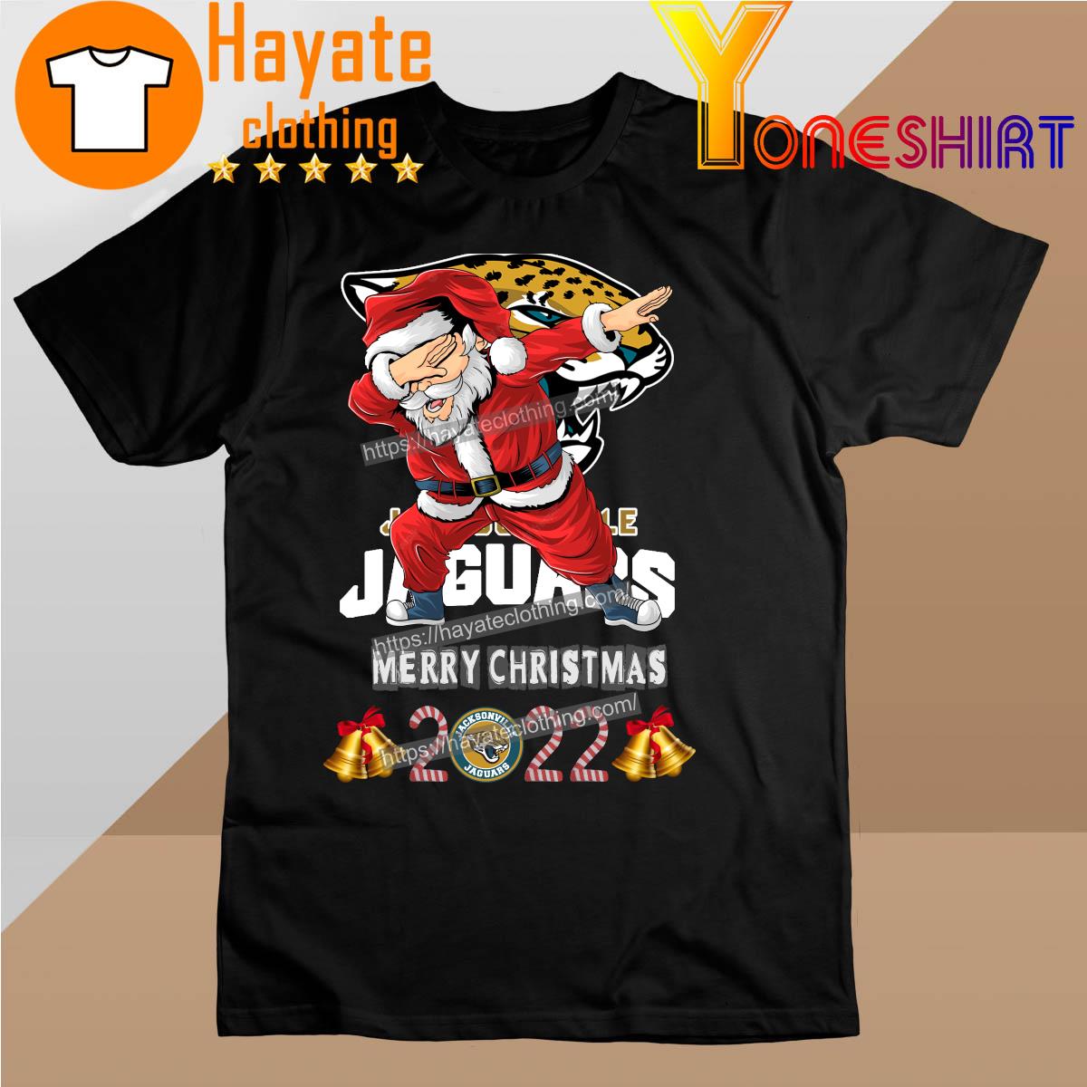 Santa Hat Dabbing Jacksonville Jaguars Merry Christmas 2022 shirt