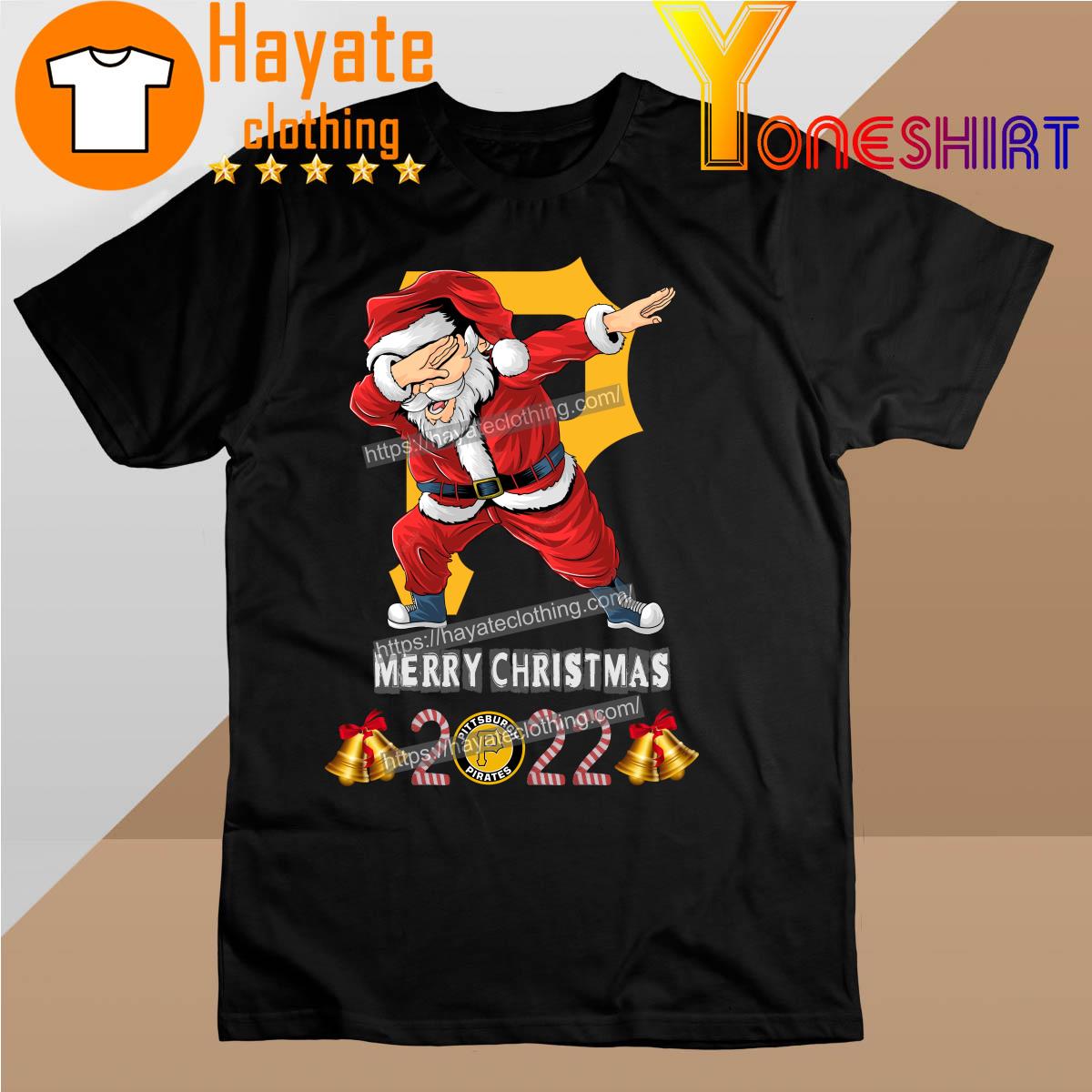 Santa Hat Dabbing Pittsburgh Pirates Merry Christmas 2022 shirt