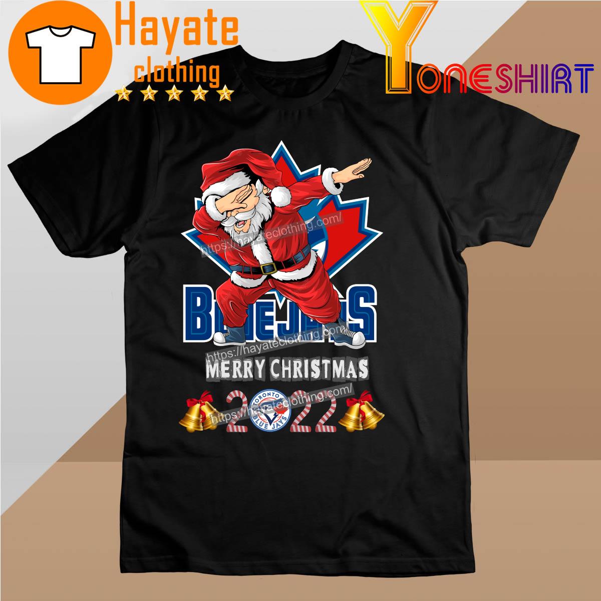 Santa Hat Dabbing Toronto Blue Jays Merry Christmas 2022 shirt
