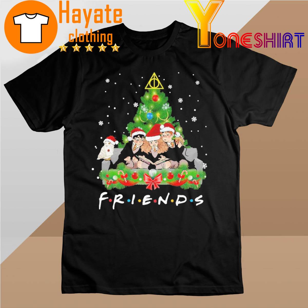 Santa Hat Harry Potter Friends Christmas Tree 2022 shirt