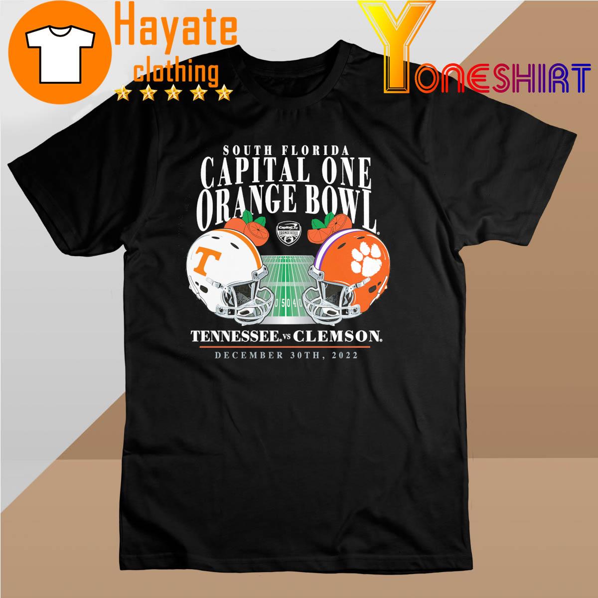 South Florida Capital One Orange Bowl Tennessee vs Clemson 2022 shirt