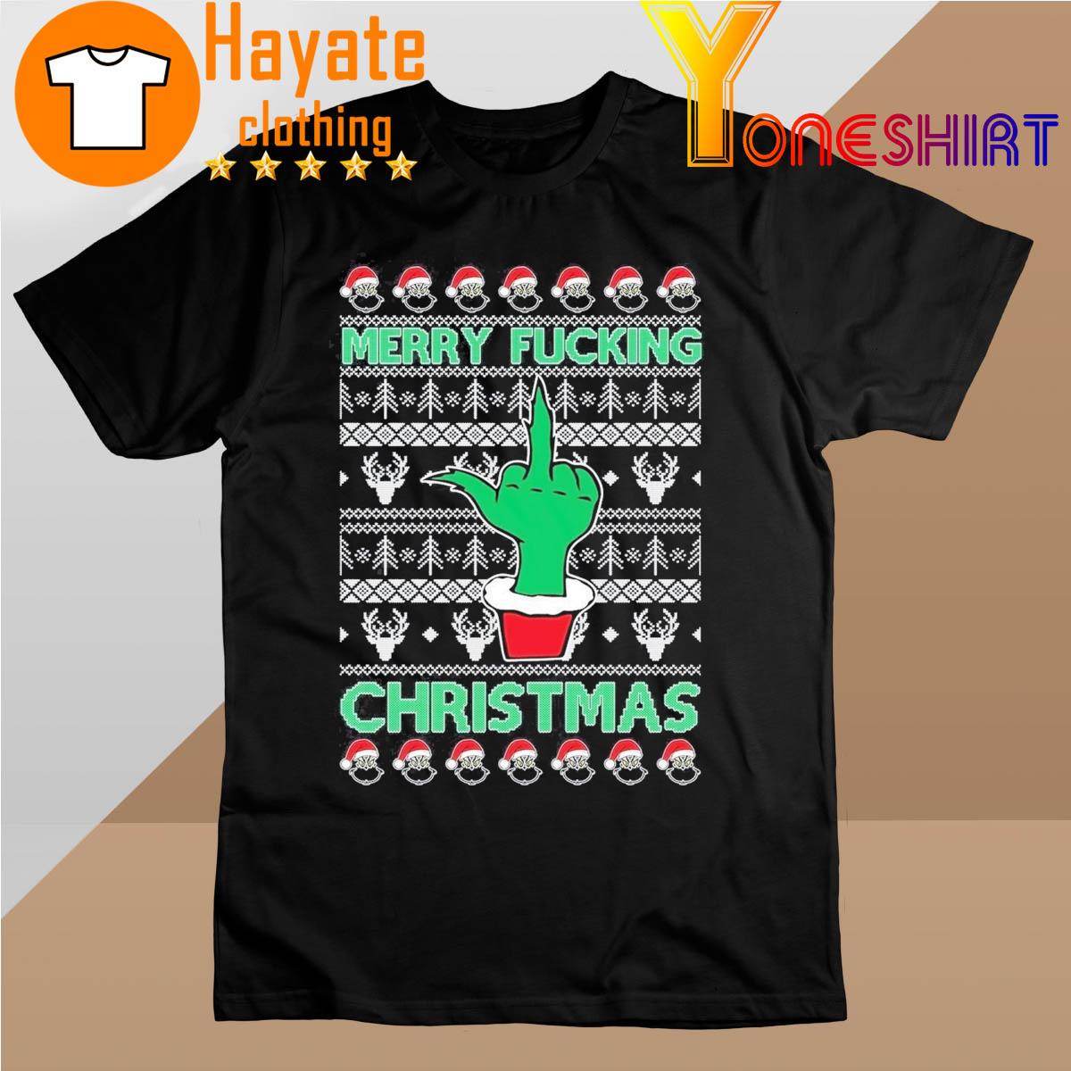 The Grinch Merry Fucking Christmas 2022 shirt